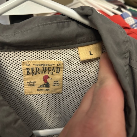 RedHead Men's Gray Short Sleeve Shirt - Picture 2 of 3